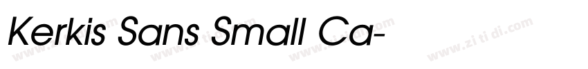 Kerkis Sans Small Ca字体转换 Kerkis Sans Small Ca字体转换